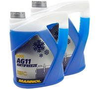 Protezione Anti Gelo Mannol Longterm Antigelo 2x 5Liter Miscela Pronta -40°C