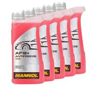 Protezione Anti Gelo Mannol Longterm Antigelo 5x 1 Litro Miscela Pronta -40°C
