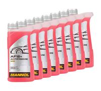 Protezione Anti Gelo Mannol Longterm Antigelo 8x 1 Litro Miscela Pronta -40°C