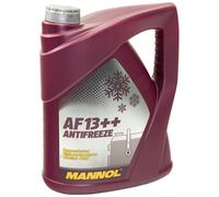 Protezione Anti Gelo Rosso G13 + 5 L Mannol Antigelo AF13 -40°C VW Audi
