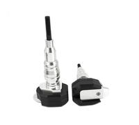 Protezione Anticaduta CNC Per Moto, Slider Per Telaio, Carenatura, Protezione Antiurto Per Benelli BN300 BN600 TNT300 TNT600 BN302 TNT250 Tamponi Paratelaio(Argento)