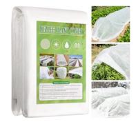 Protezione Antigelo in Pile per Giardino, 1mx12m di Pile Orticolo per Piante, Coperta per Piante Invernali in Tessuto Non Tessuto, Panno Extra Large Antigelo, Protezione per Giardini in Clima Freddo