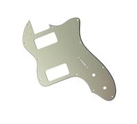 Protezione antigraffio per battipenna per chitarra - Per accessori per chitarra Classic 72 Thin Line per Tele con pickup Humbucker TV Battipenna Chitarra Spazzolato(3 layers of mint green)