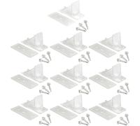 Protezione antineve, confezione da 10 pezzi, 10 x 3,8 x 5 cm, montaggio | Impedisce lo scivolamento della massa di neve, protegge efficacemente le persone e la proprietà sotto il tetto da lesioni