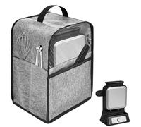 Protezione antipolvere per ferro da waffle BW1001 e BW1000C, 600D, in nylon visibile, con maniglia e borsa abbinata, resistente all'acqua e all'olio, 21,1 x 18,5 x 31 cm, per cucina, sala da tè