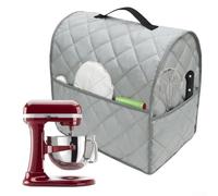 Protezione antipolvere per robot da cucina, per KitchenAid-(4,5 QT), antigraffio, cucina, cibo, con manico per cucina, mixer Aid Mixer, 36 x 23 x 36 cm (grigio)