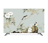 Protezione Antipolvere per TV, per LCD LED, Compatibilità Universale, Tessuto in Poliestere Setoso Morbido ad Alta Densità, Lavabile in Lavatrice,1,45~48in(110 * 65cm)