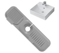 Protezione Antischizzi per Lavello - Tappetino in silicone per rubinetto del lavandino | Tappetino flessibile in silicone per rubinetto, vassoio di ricezione resistente all'usura per ristorante,