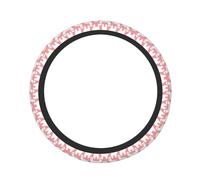 Protezione antiscivolo per volante dell'auto, con stampa di alpaca, carina, adatta per auto, camion, conducente, facile installazione