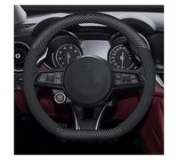 Protezione Antiscivolo Per Volante Per Alfa Per Romeo Per Giulia Tonale Per Stelvio Coprivolante(D Conber Fiber Blue)