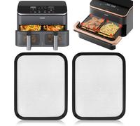 Protezione antispruzzo in acciaio inox per friggitrice ad aria COSORI Dual Blaze TwinFry 10L/Cosori CAF-R901-AEU 8,5L, 2 pezzi di accessori per friggitrice ad aria COSORI 8,5L