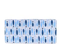 Protezione antispruzzo,pannello in foglio di alluminio resistente alle alte temperature, grande barriera isolante antispruzzo per olio, copertura per paraspruzzi per olio da cucina da cucina(Blu)