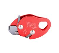 Protezione autobloccante con corda da arrampicata per esplorare la discesa