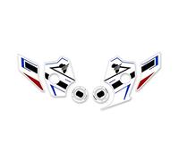 Protezione Batti Tacco RESINA 3D COMPATIBILE CON HONDA Africa Twin CRF 1100 L 2019-2021 ADB-003(NWS) (Tricolore)