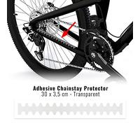 Protezione Batticatena Adesivo Rhino per Telaio Bici, Trasparente 30 x 3.5 cm