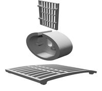Protezione Cabina per Escavatore Volvo EC360 RC4WD Scala 1:14 Stampato