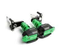 Protezione Caduta per Tamponi paratelaio/cuscinetti di protezione di ricambio for motociclette Kawasaki Ninja 400/Z400 (2018-2023)(Green)