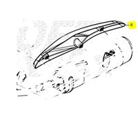 PROTEZIONE CALORE SCARICO MARMITTA SYM JET 4 50 2023 XE05W3-EU