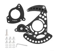 Protezione catena per mountain bike a disco singolo 32T 38T, compatibile con ISCG03 ISCG05 e BB, staffa inferiore con filettatura a vite, adatta per mountain bike DH (nero)