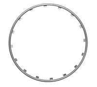 PROTEZIONE CERCHI IN LEGA 15" - Argento