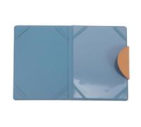 Protezione Certificato di Nascita Blu in Pu, e Portatile | Custodia Versatile per Borsa e Valigia, Stile Minimalista, Riutilizzabile, Soluzione Pratica per Documenti