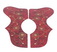 Protezione Chitarra in Plastica, Piastre Antigraffio 2 Pezzi, 27 x 11,5 cm - Protezione Completa, Resistenza alla Prova del Tempo, Facile Installazione (Rossa)