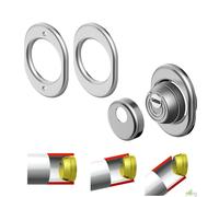 PROTEZIONE CILINDRO EUROPEO DEFENDER DISEC SFERIK BDS 68 SERRATURE ATRA CROMO
