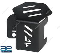Protezione contenitore olio freno posteriore acciaio nero per Royal Enfield H...