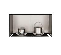 Protezione Contro Gli Schizzi Di Cottura, Paraspruzzi Pieghevole, para Schizzi per Piano Cottura, Cucina Paraspruzzi Cucina, In Acciaio Inox, per Piani Di Cottura A Gas E Padelle ( Size : 40x80x40cm )