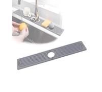Protezione Contro Gli Spruzzi di Rubinetto a diatomea, Tappetino per Rubinetto a diatomea per lavello della Cucina, Extra Lungo 24", Asciugatura Rapida, Super Assorbente, Tappetino sensore d'Acqua