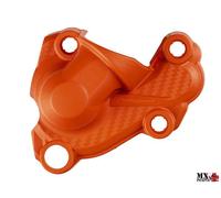 PROTEZIONE COPERCHIO POMPA ACQUA ARANCIONE KTM 250 EXC F 2017-2023 POLISPORT ...