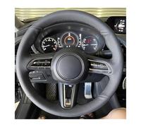 Protezione Copertura Coprivolante Microfibra Accessori Auto Per Mazda 3 Per Axela 2019 2020 CX-30 MX-30 Volante(Grey)
