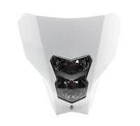 Protezione Copertura Faro Per CRF450L Per CRF450XR Coprifaro Moto Maschera Ghost Face Faro Griglia Copertura(2)