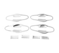 Protezione coppino maniglia porta per Toyota RAV4 13-18 Cromo Argento ABS 8pz