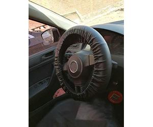 Protezione coprivolante per auto Protezione treccia Coperture protettive impermeabili antipolvere per tutte le auto SUV camion (nero)