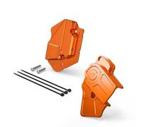 Protezione corpo farfallato e coperchio valvola di alimentazione sinistra adatti per Husqvarna TE 300 TE 250 TBI Della disco del freno(Kit Orange)