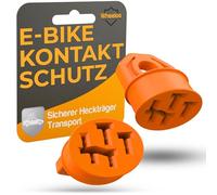 Protezione da contatto per Bosch E-Bike I set da 2 pezzi I arancione I batteria eBike accessori I cavo di ricarica pin protezione contro pioggia, sporco e sporco