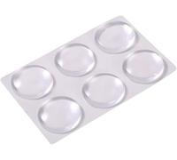 Protezione da parete in silicone trasparente per camera da letto, maniglia per porta, paraurti, 50 x 5,5 mm, 6 pezziModalità di elaborazione