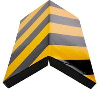 Protezione da parete per garage, 8 pezzi, paraspigoli per parcheggio, gialle e neri, protezioni per bordi di avvertimento per pareti e pali, accessori di sicurezza per garage durevoli