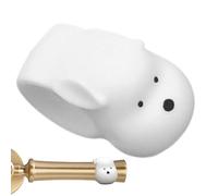 Protezione da parete per maniglia della porta, silenziosa protezione da parete in silicone da pomelli delle porte, cuscinetto per prevenzione delle collisioni per hotel, appartamenti, ristoranti