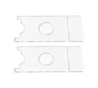 Protezione da parete per testiera - Set paracolpi per e paracolpi da parete in acrilico | 2 pezzi in acrilico trasparente regolabile per la protezione di sicurezza prevengono il fuoco del divano