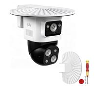 Protezione da sole e pioggia per Eufy PoE Bullet PTZ Cam S4, robusta custodia protettiva in plastica, protegge la fotocamera Eufy PoE Bullet PTZ Cam S4 da pioggia, neve e raggi UV