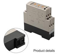 Protezione da sovratensione e sottotensione CC per relè per circuiti DC12V/24V/36V/48V - Soglie regolabili, ritardo 0,1-15s, 2x NO/contatti, (DC24V)