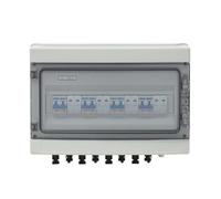 Protezione da sovratensione PV DC interruttore di separazione - IP65 impermeabile con protezione da sovraccarico/fulmine, resistenza agli urti IK10 per pannelli solari/inverter/sistemi indipendenti