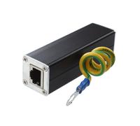 Protezione da sovratensioni Gigabit Ethernet Soppressore di sovratensioni Ethernet per switch di telecamere di rete, alloggiamento in metallo