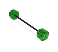 Protezione dagli urti Accessori Moto CNC Protezione Ruota Forcella Anteriore Posteriore Tappo Slider Antiurto Per F850GS F850gs F 850GS 2019-2025(Verde posteriore)