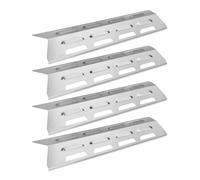 Protezione dal Calore per Griglia Set 4 Pezzi Universale Protettivo in | Parafiamma Di Ricambio Per Barbecue Per Uso Interno Ed Esterno, Casa, Cucina, Barbecue, Picnic, Campeggio E Cottura