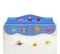 Protezione dall'acqua per bambini - con tappo anti-splash, serbatoio a rete per | Zona di gioco per bambini e comodi organizzatori, spruzzi d'acqua