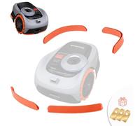 Protezione dei bordi compatibile con Segway Navimow i105E & i108E, accessori per robot tosaerba, protegge dai graffi, con 3 set di lame di ricambio e viti