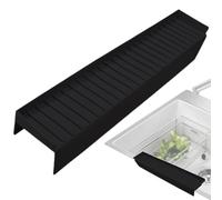 Protezione dei bordi per lavelli da cucina Protezione del lavello-silicone per proteggere il piano di lavoro, paraurti trasparente per lavelli, cuscini per bordi resistenti ai graffi